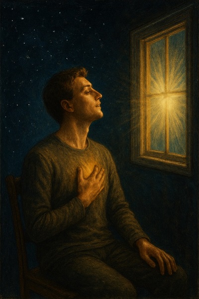 Die Gottesgeburt meiner Seele,vom Zentrum der Sonne in die Unendlichkeit das Alls, der H�hepunkt meines mystischen Erlebnisses