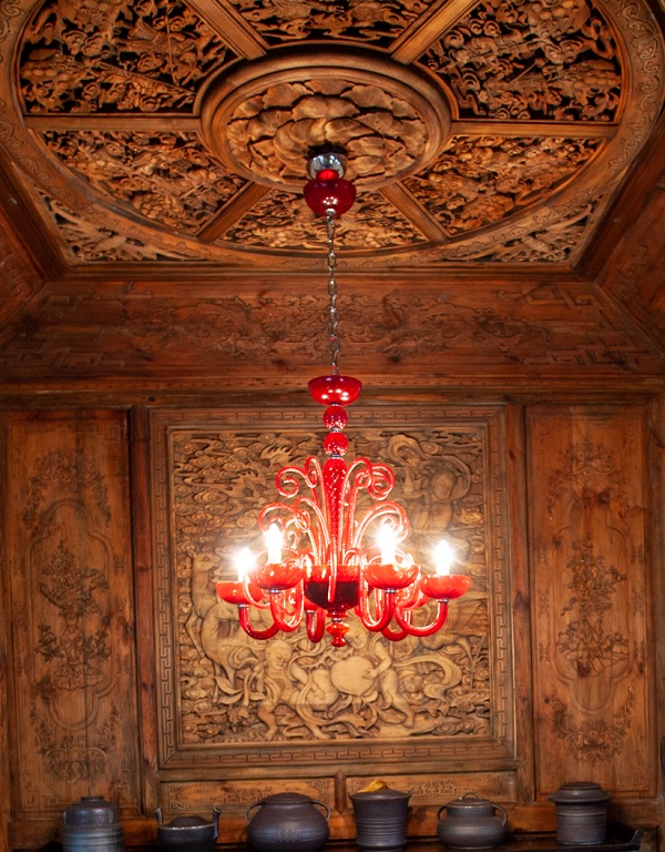 Buddhistische Inneneinrichtung